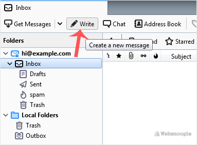 Here is an image of email from our Omaha web design and web hosting company