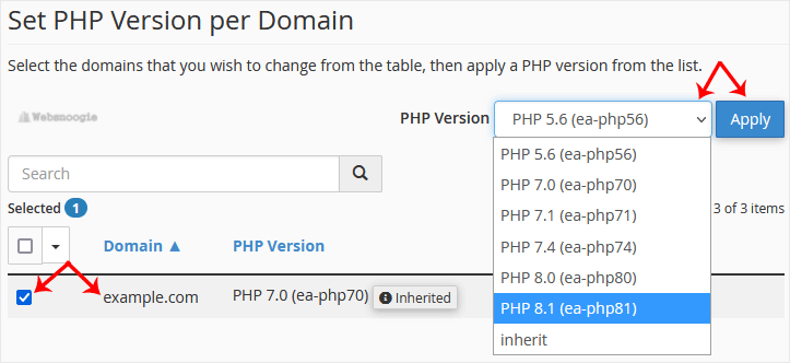 A great example: cPanel image from our Omaha web design and SEO company
