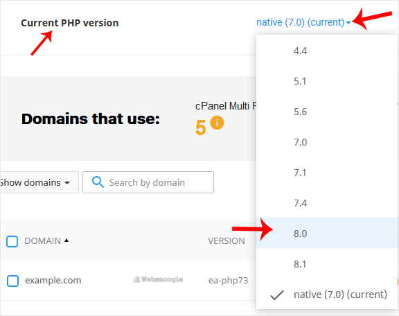 A great example: cPanel image from our Omaha web design and SEO company